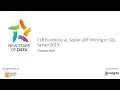 Christian Wolf - CLR Functions vs Scalar UDF Inlining in SQL Server 2019