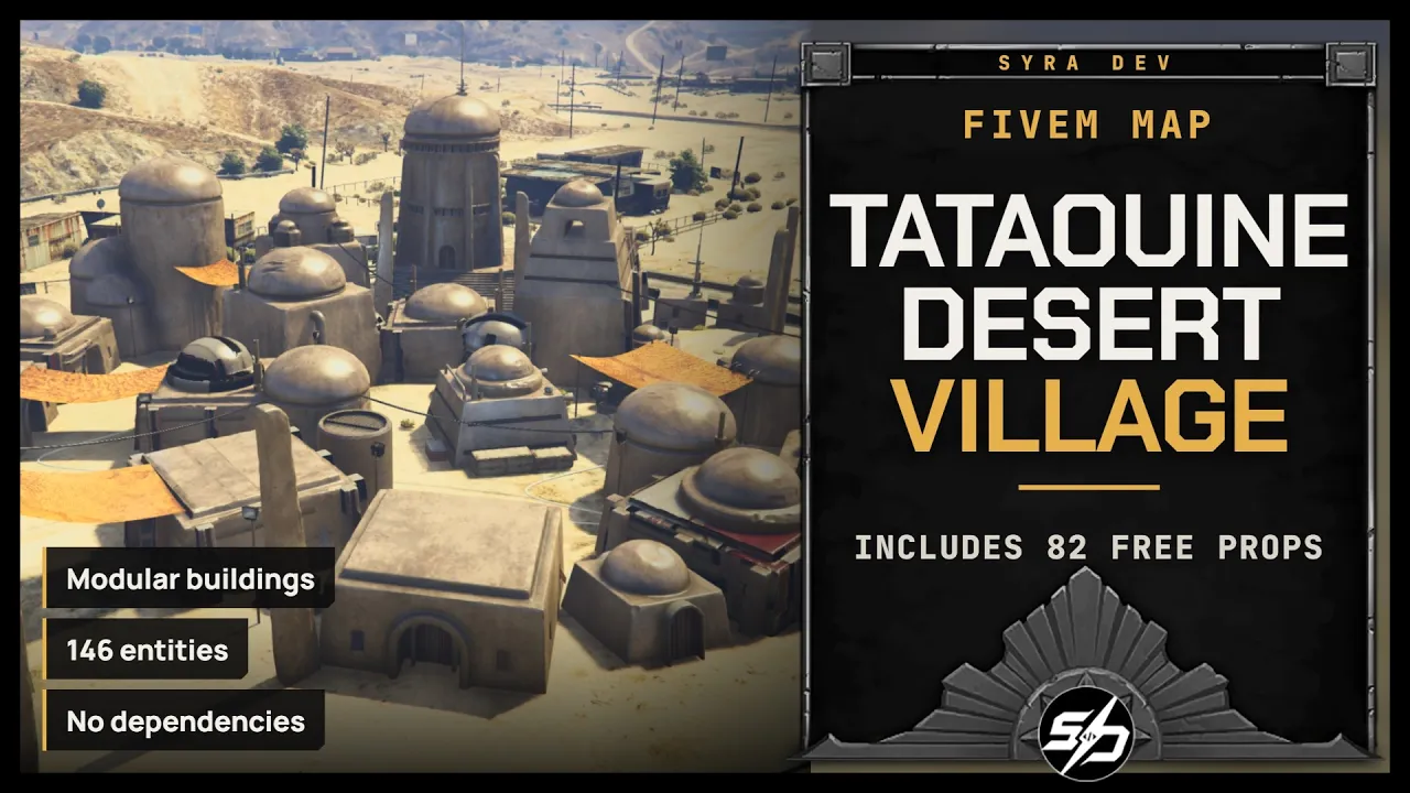 Tataouine Desert Village (& 82 FREE Original Props)