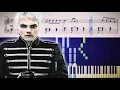 Download Lagu THE LIGHT BEHIND YOUR EYES (My Chemical Romance) - Piano Tutorial + SHEETS