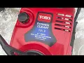Toro Single Stage721E Snowthrower Leaking oil Only runs on half choke Mystery Hidden Dipstick