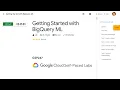 2024 Getting Started with BigQuery ML GSP247