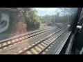 Riding on Northbound Express caltrain 523 from San Jose Diridon to San KING St