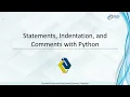 Python Statements Indentation Comments