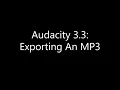 Download Lagu Audacity How to Export an MP3