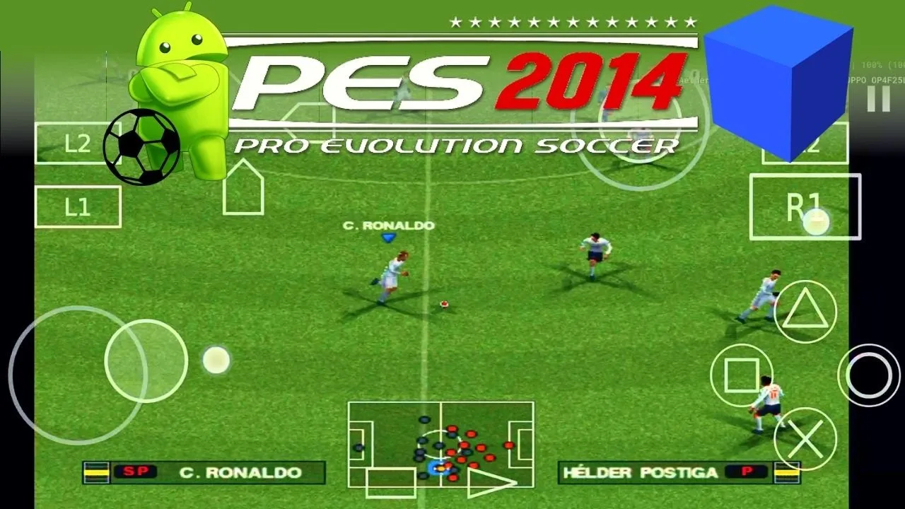 Pro Evolution Soccer 2014 - PS2 Emulator Android Gameplay - PES 2014 Aether SX2 APK Mobile -  2022