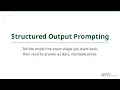 Structured Output Prompting Get Reliable JSON From LLMs and Validate It