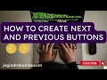How to Make Next and Previous Button in HTML with CSS