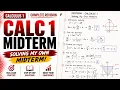 Calculus 1 Midterm Review Full Exam Walkthrough Solutions