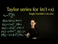 Taylor series for ln 1 x Single Variable Calculus