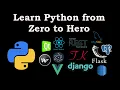 Learn Python from Zero to Hero Course in Udemy