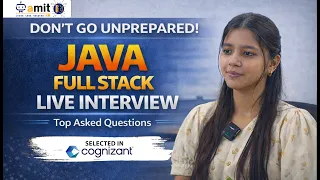Java Full Stack Mock Interview 03 Can You Crack a Cognizant Java Interview Full Stack Q A