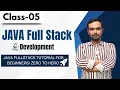 Java Full Stack Class 05 Frontend Development Full Stack Java Tutorial Harsha Trainings