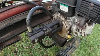 Replacing a log splitter hydraulic pump