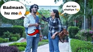 Badmashi Pr@nk on School Girl🔥 Epic Reactions😱