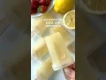 Healthy Desserts 3-ingredient Easy Lemon Popsicles