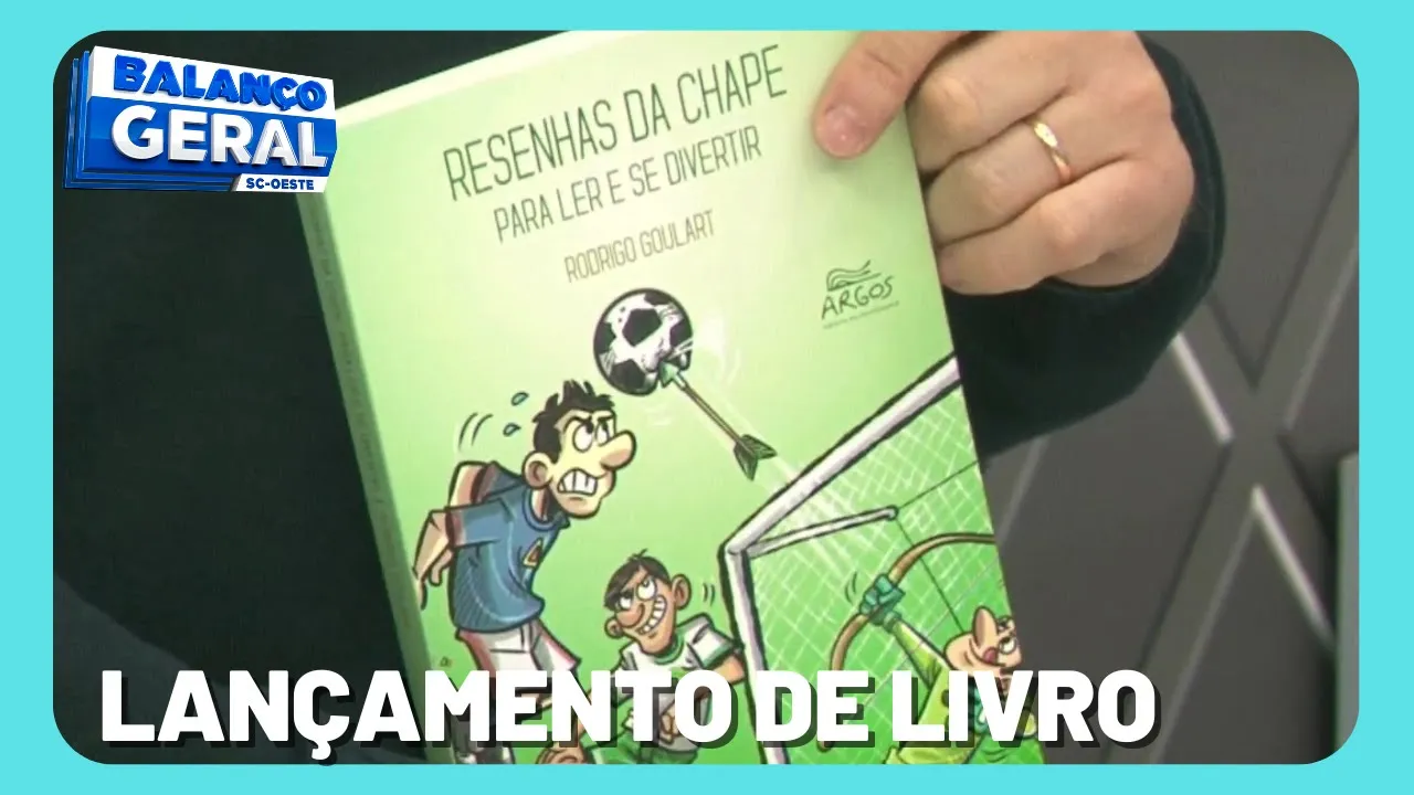 Jornalista lança livro com histórias dos 50 anos da Chapecoense