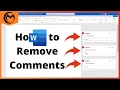 How to Remove Comments in Microsoft Word