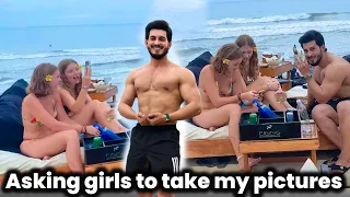 Asking Girls To Take My Picture In Bali  | Sam Khan
