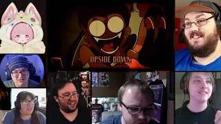 UPSIDE DOWN A Hazbin Hotel Song Black Gryph0n Baasik REACTION MASH UP 2682 