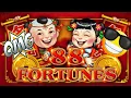 SUPER BIG WIN BONUSES RETRIGGERS on 88 FORTUNES SLOT MACHINE AMAZING GAME