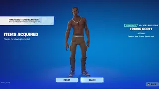 how to get the Travis Scott skin in fortnite 2026