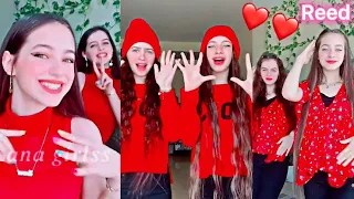 تجميع مقاطع تيكتوك لانا ولين باللون الأحمر Tiktok 