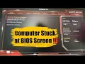 Computer Stuck at BIOS Screen GIGABYTE SOLVED