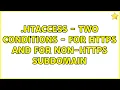 htaccess - two conditions