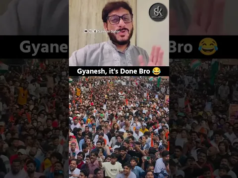 Waris Pathan best reply to Gyanesh Kumar