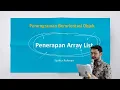Penerapan Array dan Array List pada Java