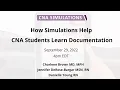 How Simulation Helps CNA Students Learn Documentation