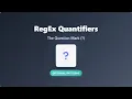 Regex for Beginners Mastering the Question Mark Quantifier
