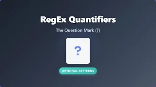 Regex for Beginners Mastering the Question Mark Quantifier