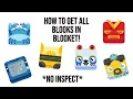 How to get all the blooks NO INSPECT PATCHED
