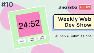 The Weekly Web Dev Show Pomodoro Timer HTML CSS JavaScript