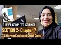 7 5 1 Format Check and Check Digits Types of Validation CHAP 7 SEC B O Level Computer Science