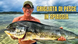 Pesce fresco cucinato in spiaggia! 🐟🔥🌴 | Ricetta di Chef Max Mariola