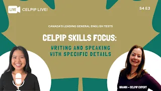 CELPIP LIVE Speaking Task 4 Making Predictions S4 E1 Re-upload