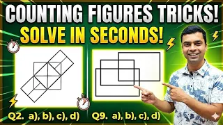 Counting Figures Tricks  | Best Tricks for counting figures | Reasoning Tricks | imran sir maths
