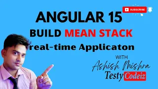 Angular 15 build application with Restful API MEAN Stack project from scratch MongoDB Express js