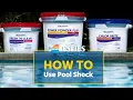 How to Use Pool Shock Leslie s