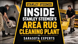 Inside Stanley Steemer s Area Rug Cleaning Plant Sarasota Experts Stanley Steemer of Sarasota