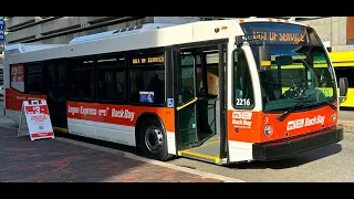 Massport Logan Express On Board Novabus LFS On The Back Bay Route To Boston Logan 2023