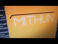 Drawn my name with the help of Python Turtle