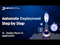 13 - Deploy React JS Application