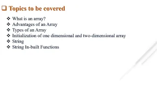 PPS UNIT-4 Array String