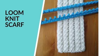 Star Stitch Scarf Loom Knit Easy to Follow Double Loom Knitting Long Loom Punto Estrella