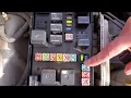 2006 Chrysler 300 Starter Fuses Starter Relay