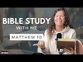Matthew 10 Who Are The 12 Apostles of Jesus Bible Study WITH ME