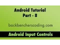 Android Input Controls Tutorial